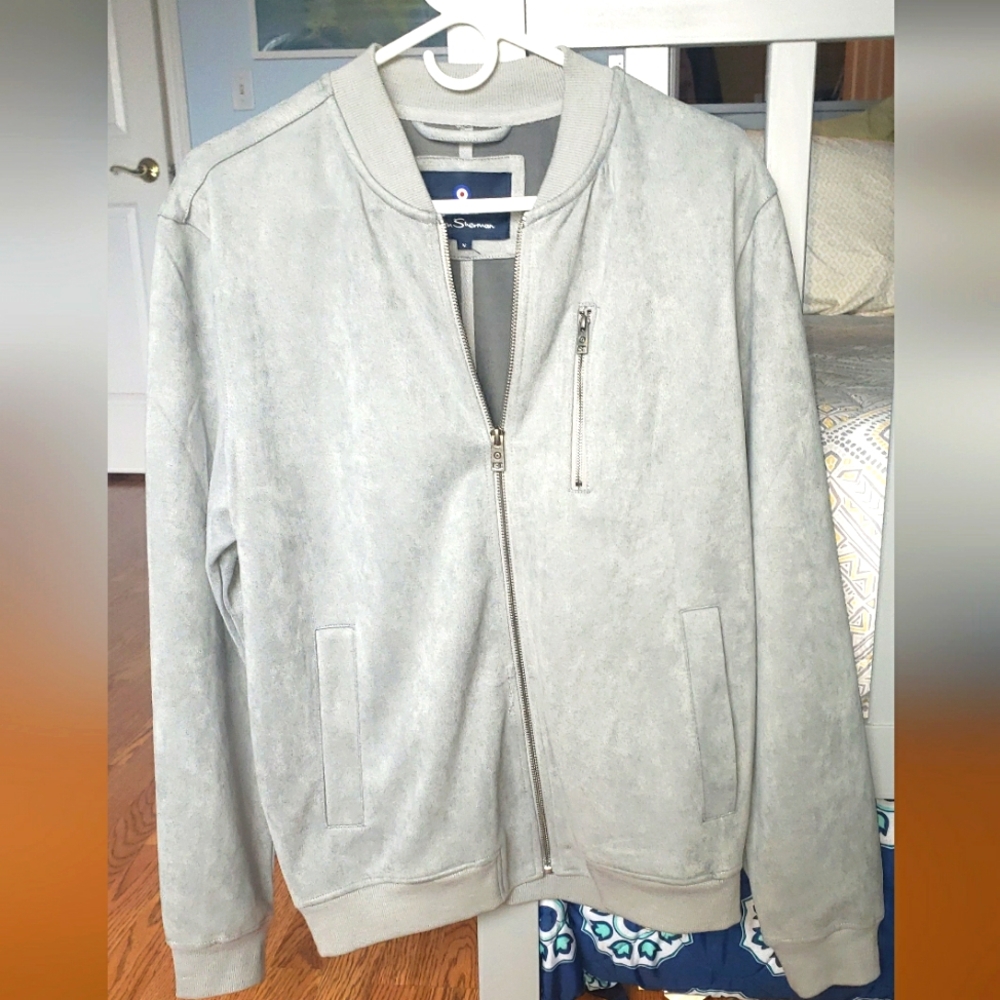 Ben Sherman | Faux suede bomber jacket